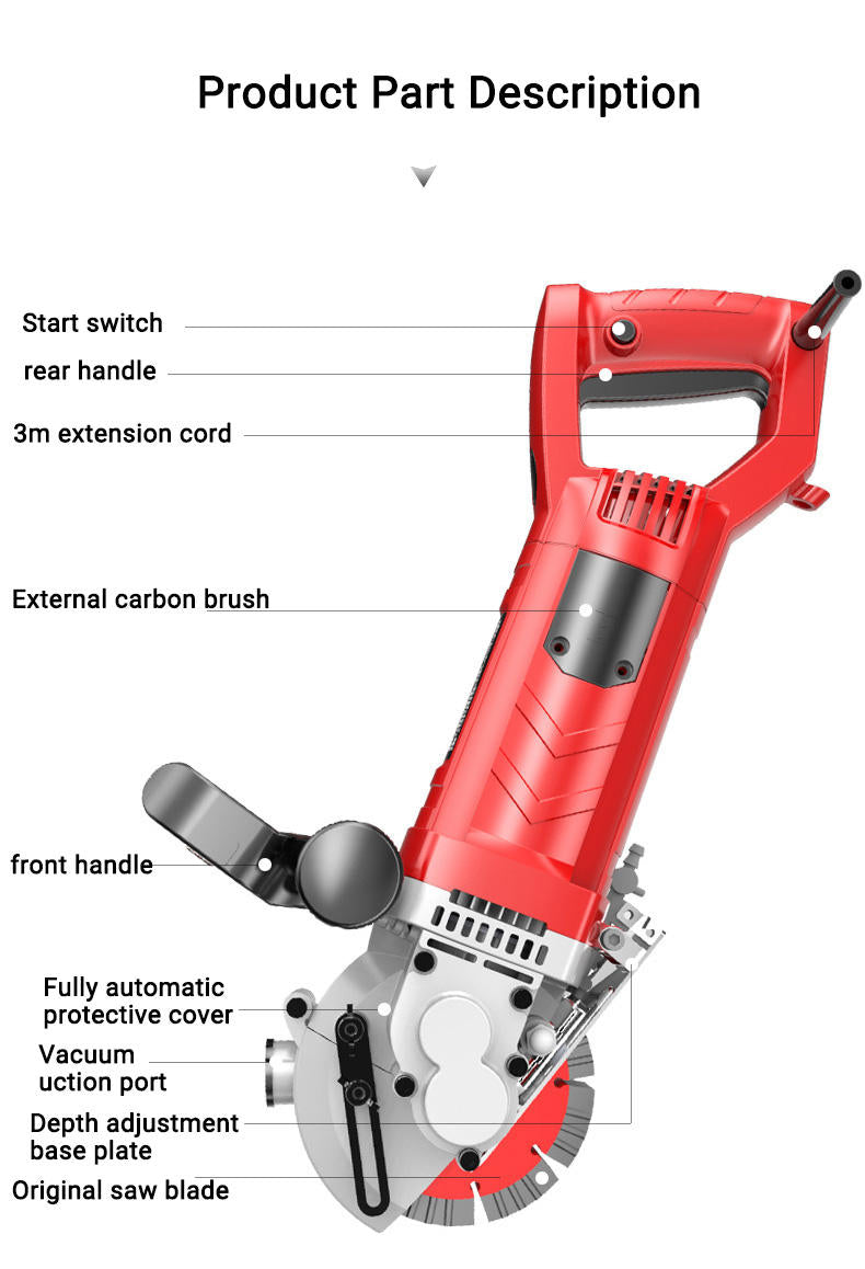 Mašina za sečenje zidova / urezivanje žlebova
