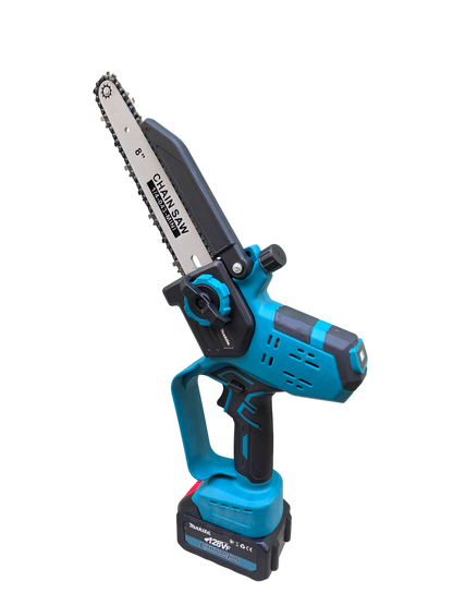 Akumulatorska mini testera 8" – automatsko podmazivanje, 2x 6Ah baterije