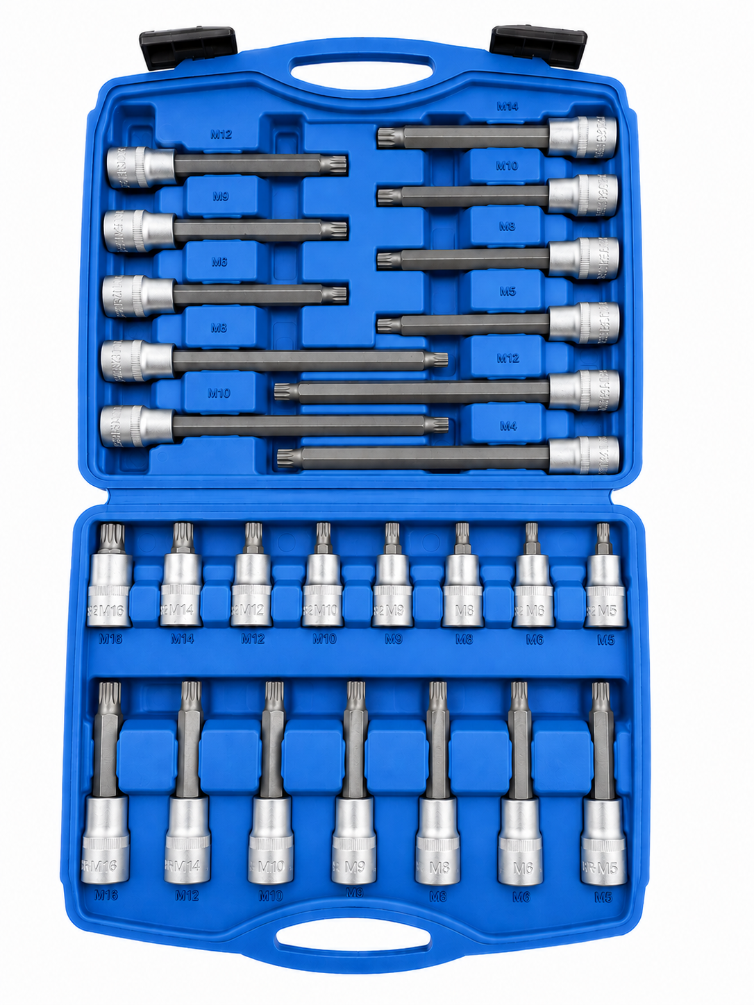 Spline XZN set nastavaka 26 kom – M profil dvanaestougaoni Ribe set