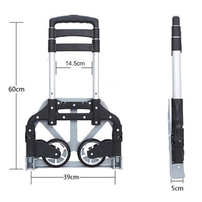Sklopiva transportna kolica do 80 kg – lagana aluminijumska konstrukcija