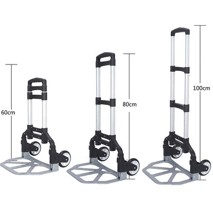 Sklopiva transportna kolica do 80 kg – lagana aluminijumska konstrukcija