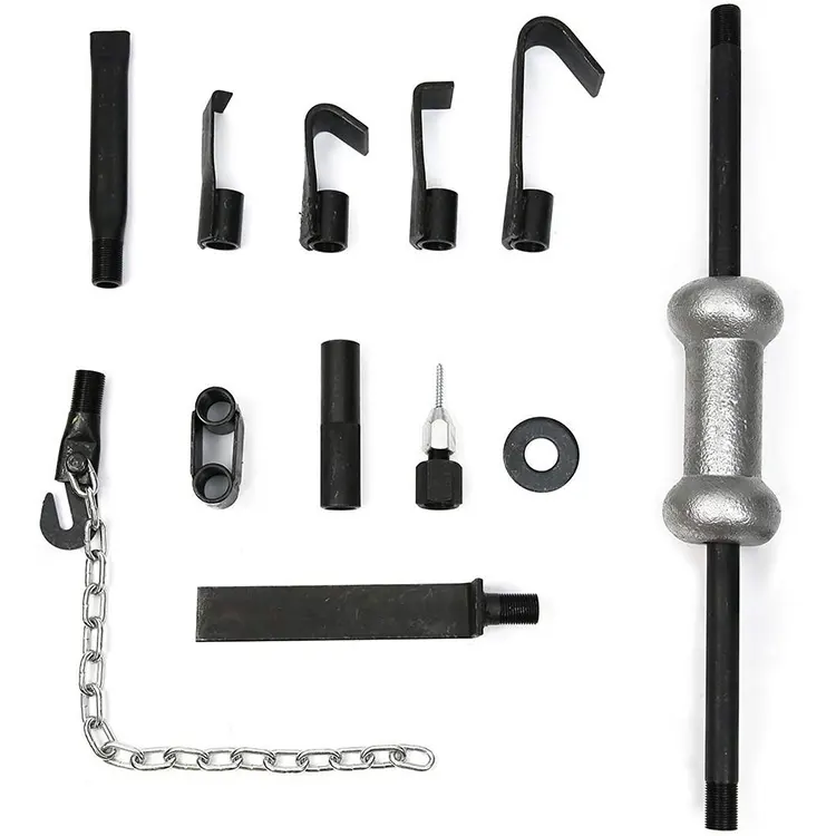 Set za izvlačenje udubljenja – klizni čekić (slide hammer) 13 delova - za ispravljanje limarije
