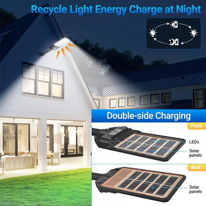 Solarna LED ulična lampa 600W sa senzorom pokreta – Double Side Charging, IP68