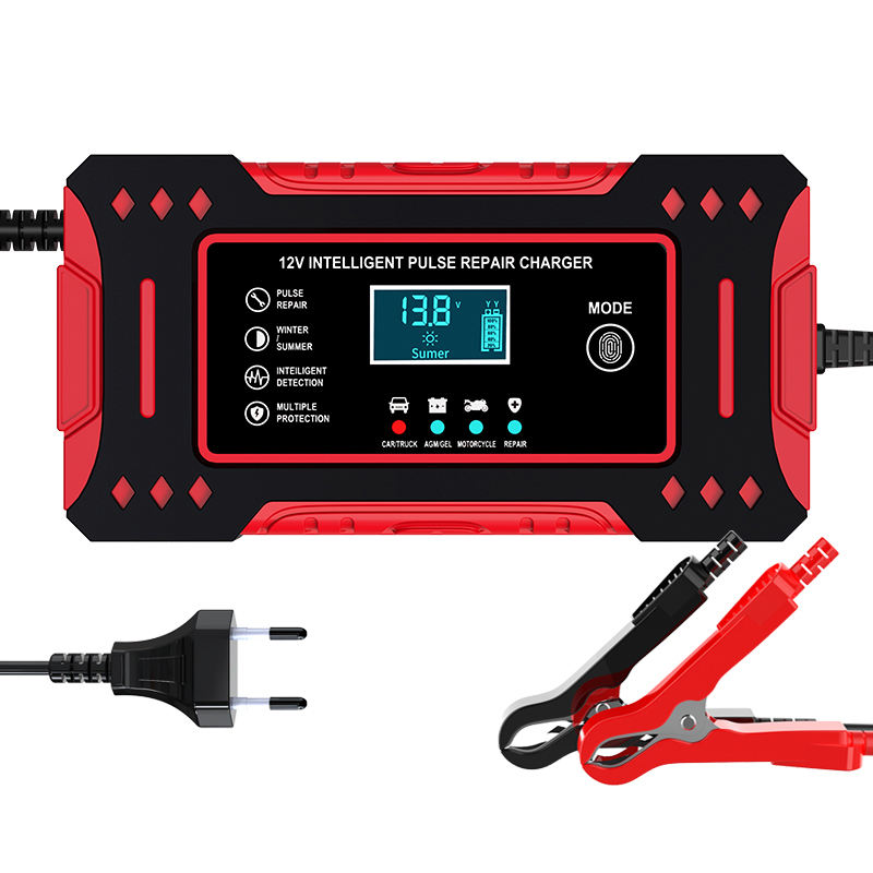 Pametni punjač akumulatora 12V sa funkcijom oporavka oslabljenih akumulatora – Pulse Repair, LCD ekran