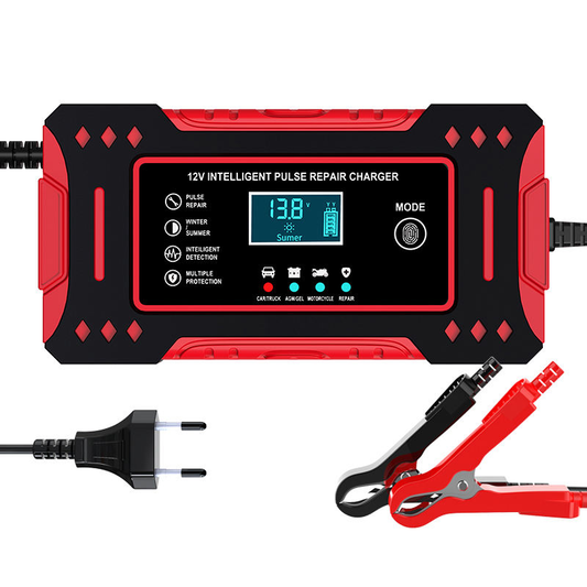 Pametni punjač akumulatora 12V sa funkcijom oporavka oslabljenih akumulatora – Pulse Repair, LCD ekran