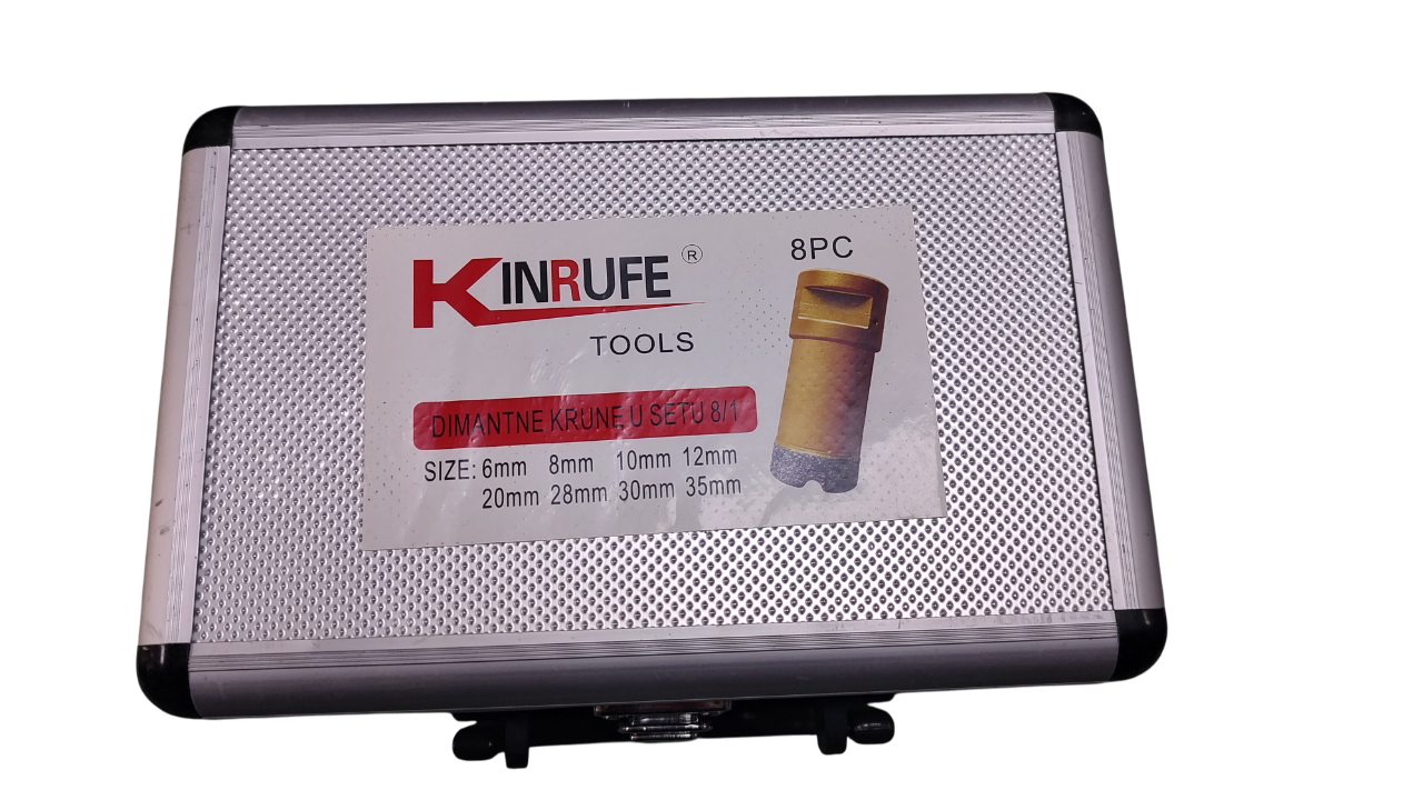 Dijamantske krune / krunice za keramiku set 8m