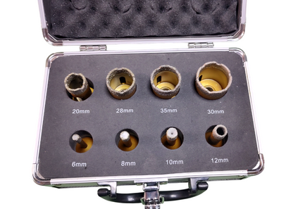 Dijamantske krune / krunice za keramiku set 8m