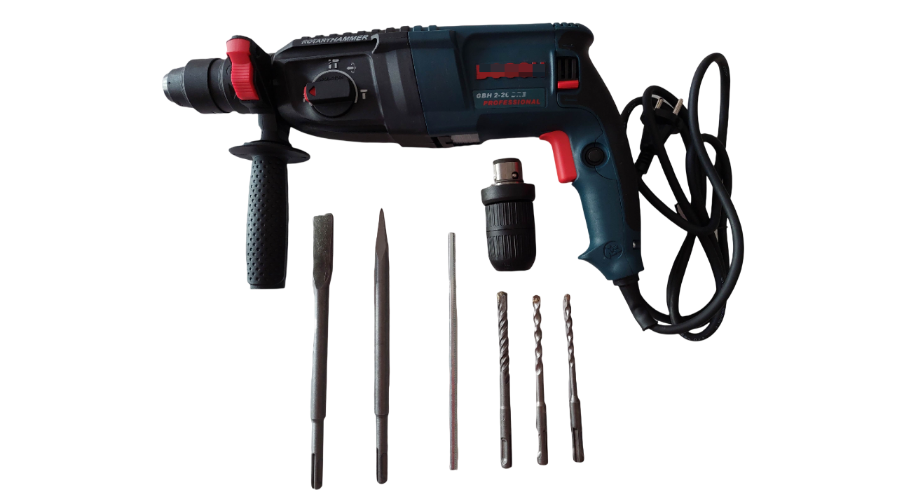 Bušilica sa čekićem SDS PLUS – 800 W, izmenjiva glava