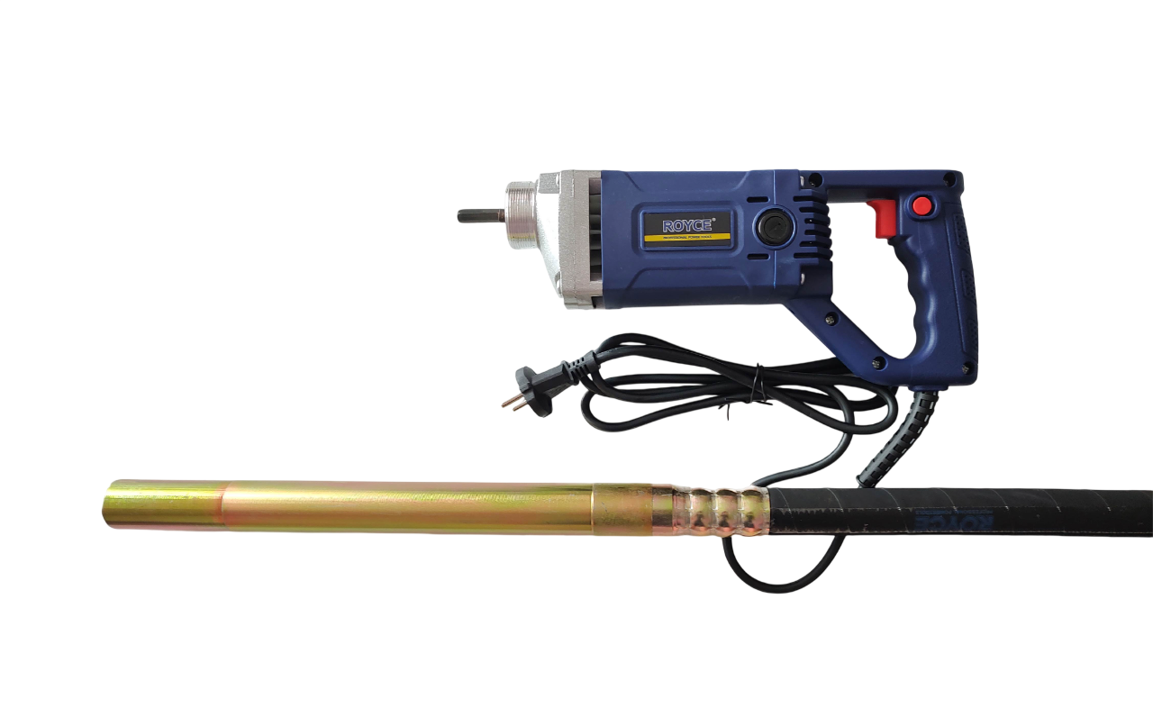 Royce vibrator za beton 800W / 1000W – Ø35mm, 1m / 2m crevo