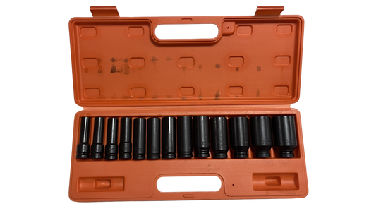 Set gedora 1/2" dvanaestougaone (12 kom) – udarne, kovane 10–32mm