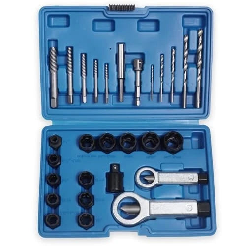 Sekač za matice i izvlakač vijaka | Alat za lomljenje matica – set 28 delova