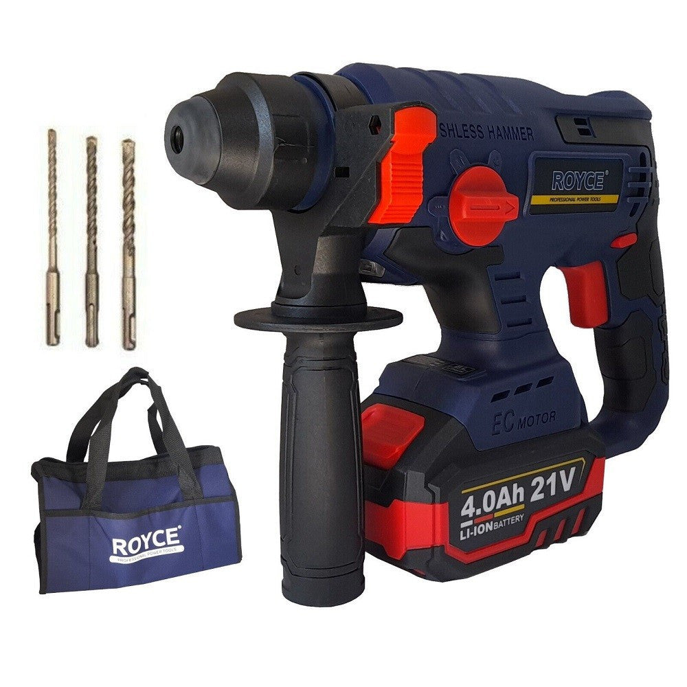 ROYCE akumulatorska bušilica sa čekićem SDS Plus